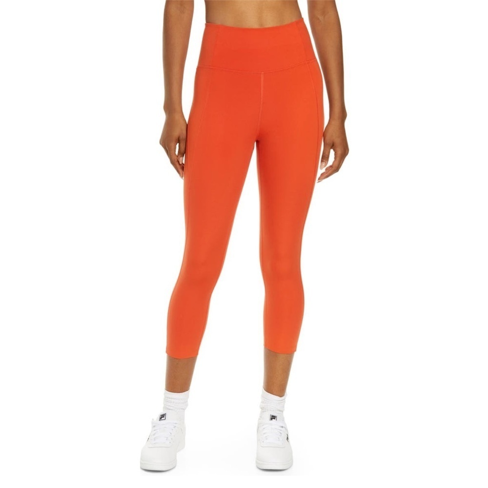 Girlfriend Collective Tart High Waist Capri Leggings Size XS NWT
